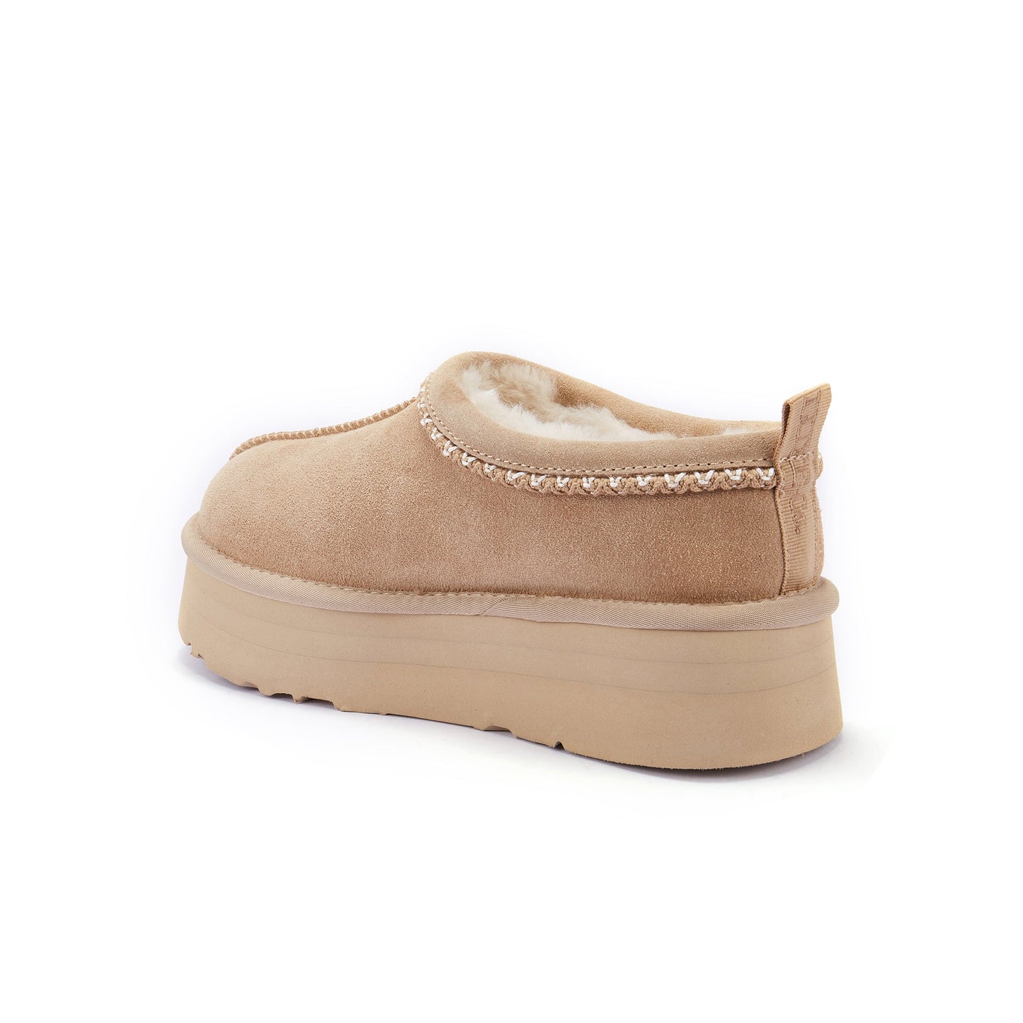 Platform Sole Ultra Low Cut Shoe with Braid Detail OUTBACK PLATFOAM BRAID SAND