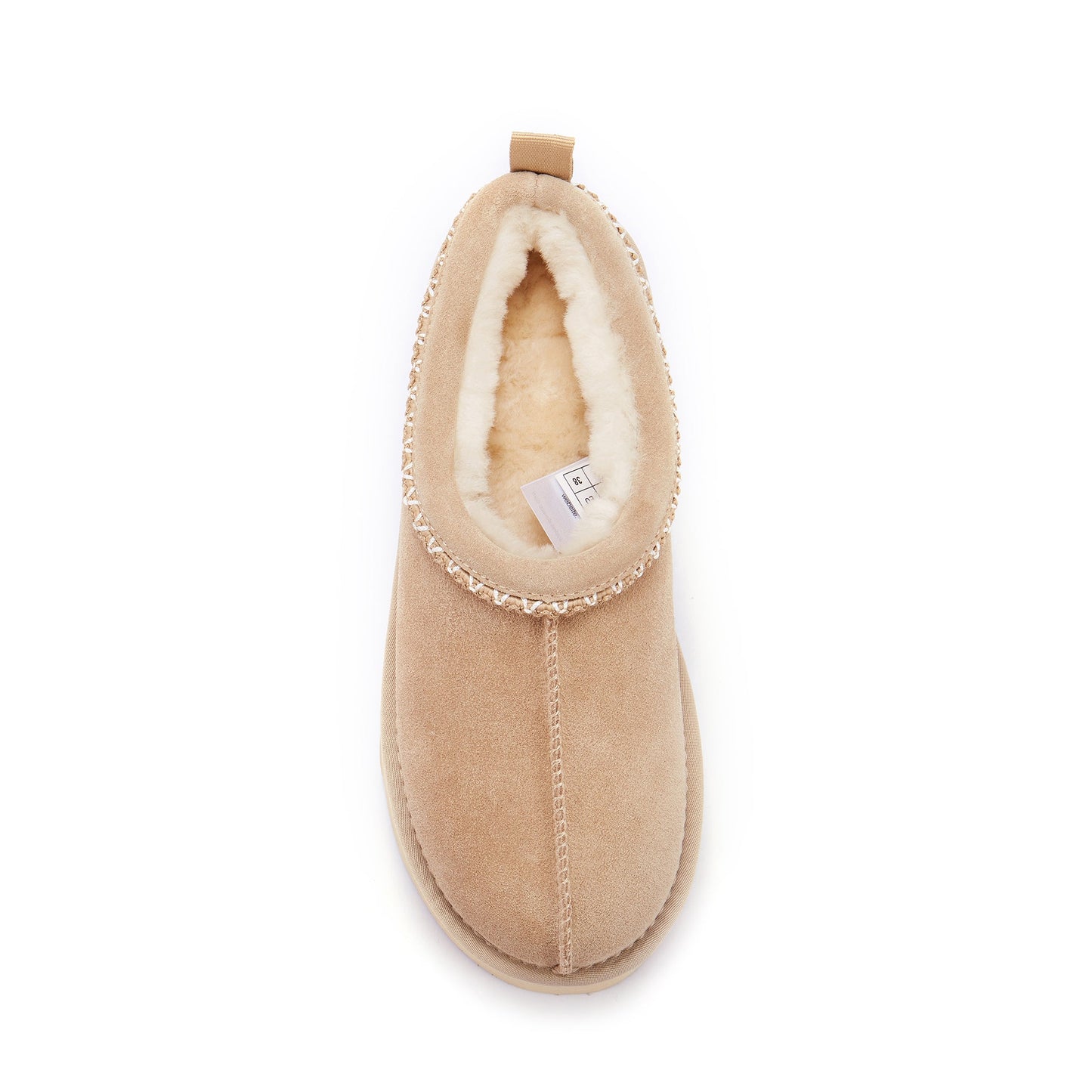 Platform Sole Ultra Low Cut Shoe with Braid Detail OUTBACK PLATFOAM BRAID SAND