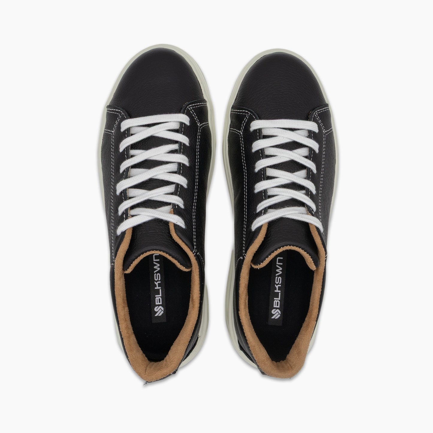 Liberty Old Glory All-White Full-Grain Leather Low Top BLKSWN