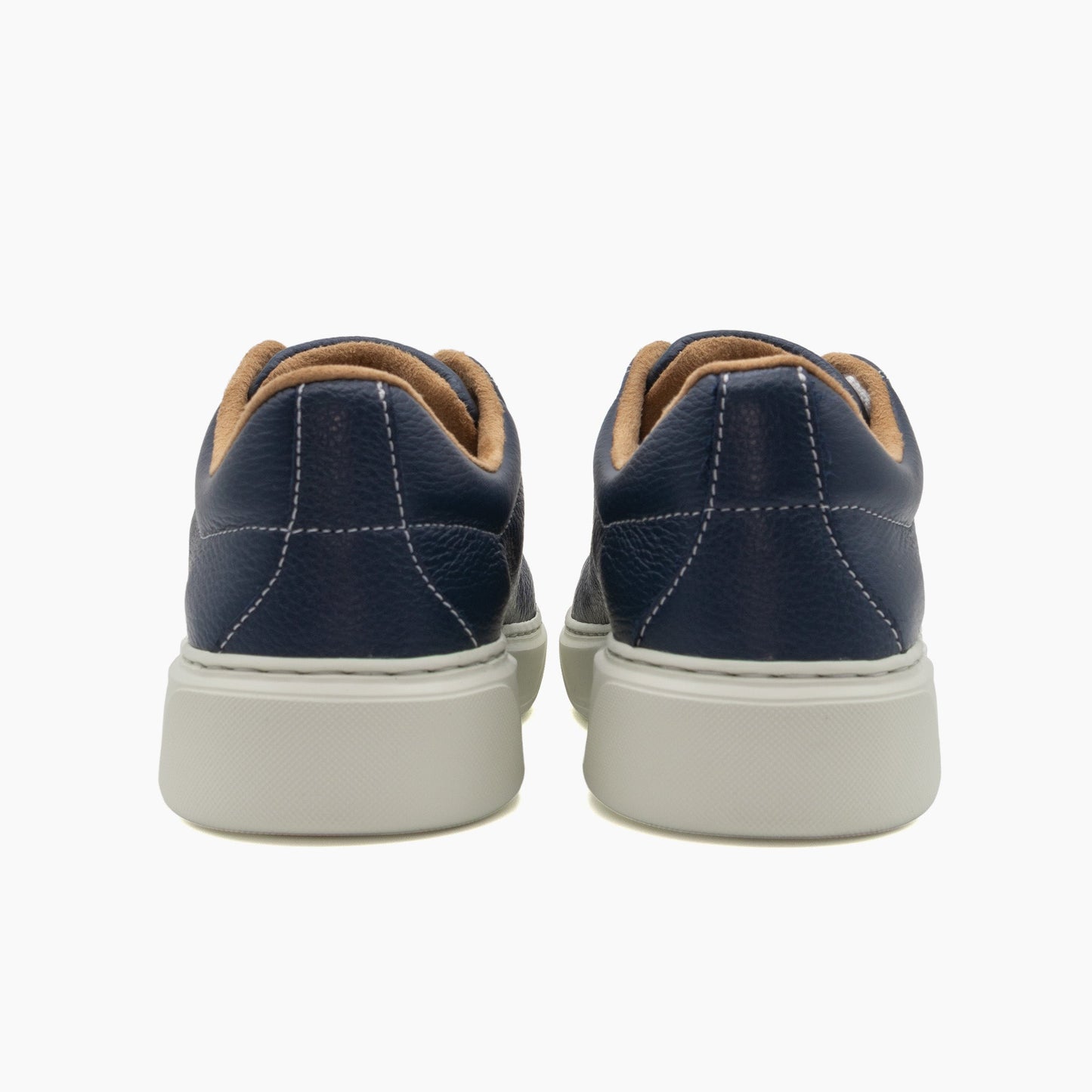 Liberty Old Glory All-White Full-Grain Leather Low Top BLKSWN