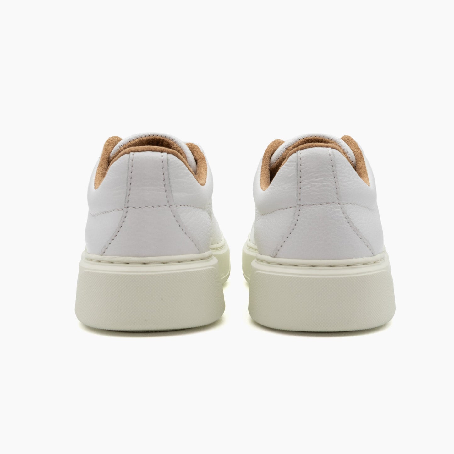 Liberty Old Glory All-White Full-Grain Leather Low Top BLKSWN