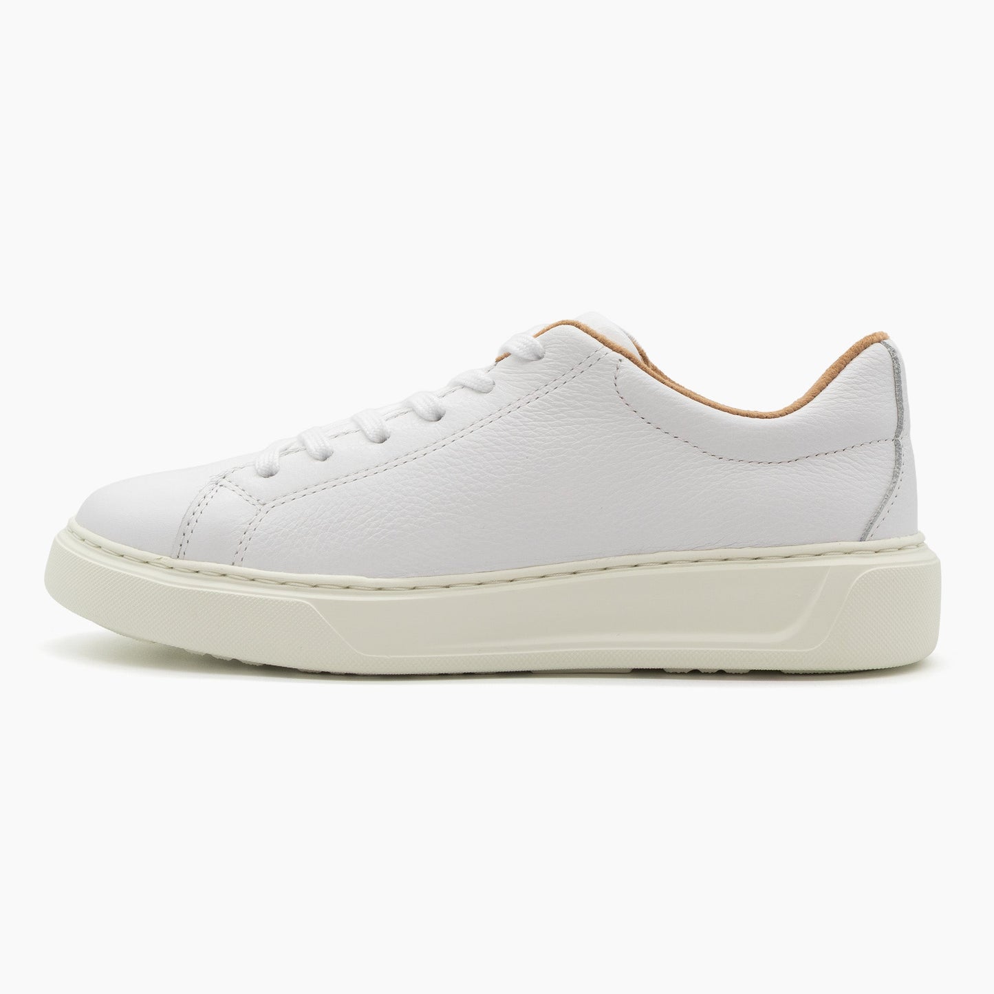 Liberty Old Glory All-White Full-Grain Leather Low Top BLKSWN