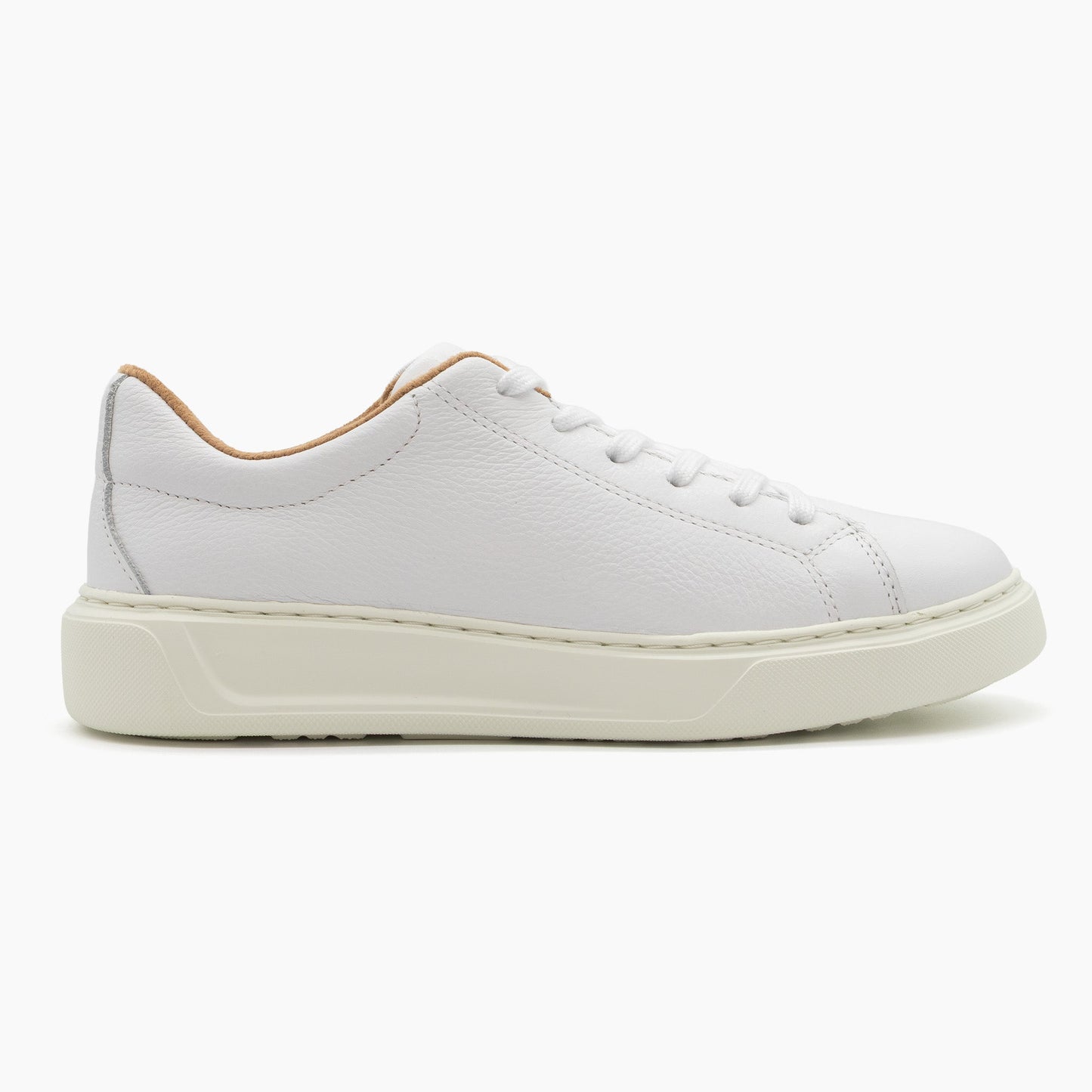 Liberty Old Glory All-White Full-Grain Leather Low Top BLKSWN