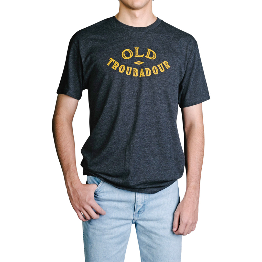 Old Troubadour Charcoal T-Shirt Unisex Paris Texas Apparel Co