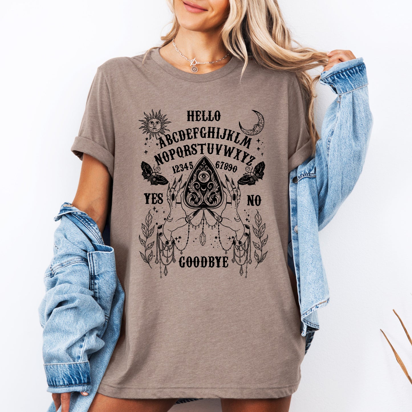 Ouija Board, Spooky, Tarot, Halloween, Witch, Tshirt