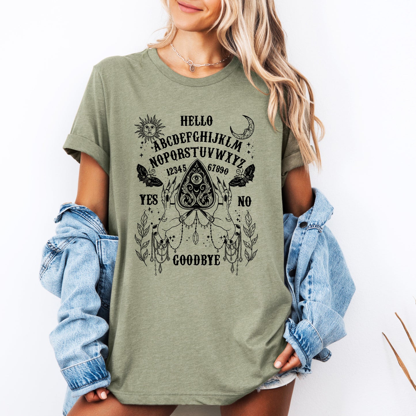 Ouija Board, Spooky, Tarot, Halloween, Witch, Tshirt