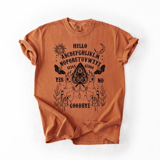 Ouija Board, Spooky, Tarot, Halloween, Witch, Comfort Colors T-Shirt