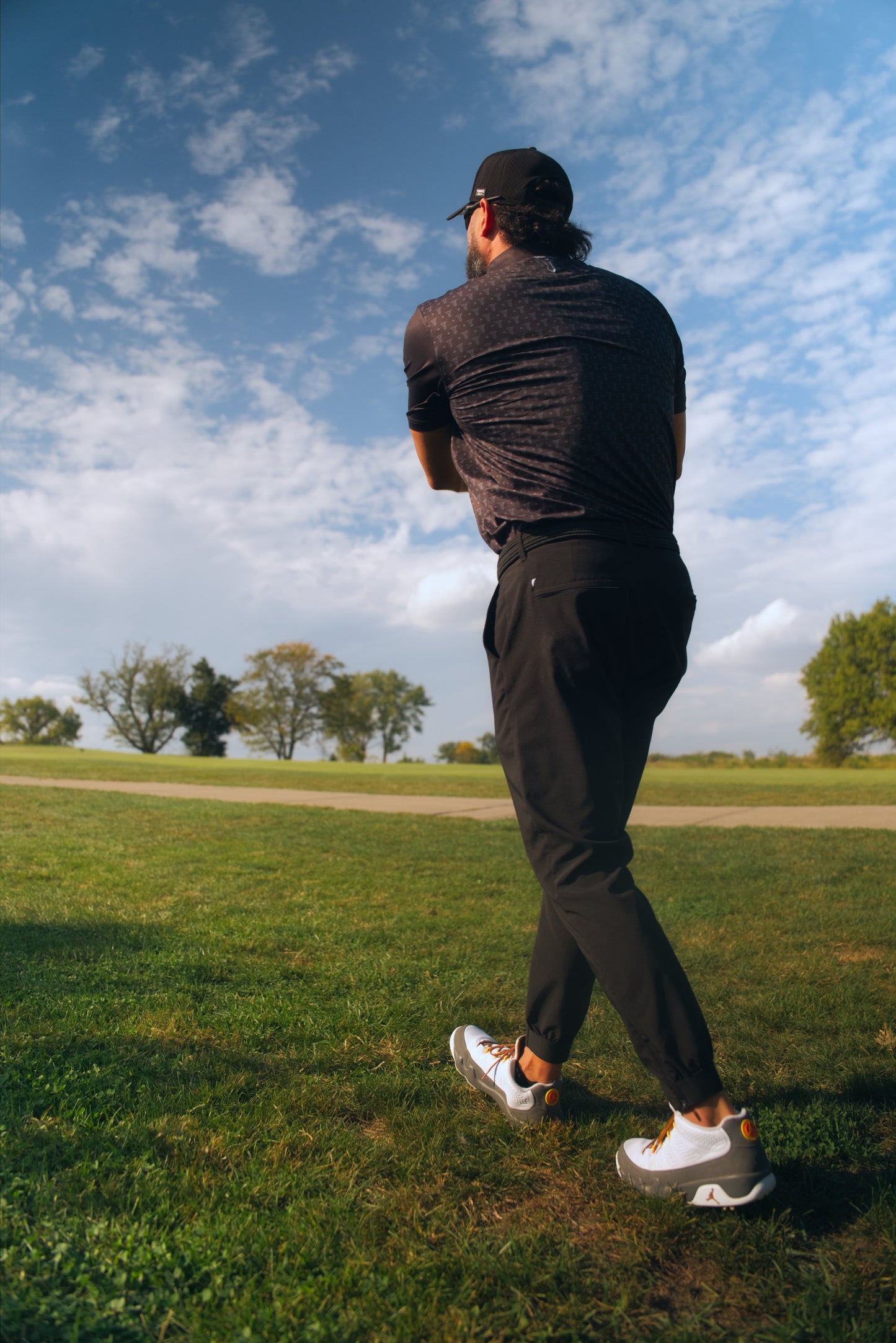 Performance Polo Black Tempo T Performance Polo