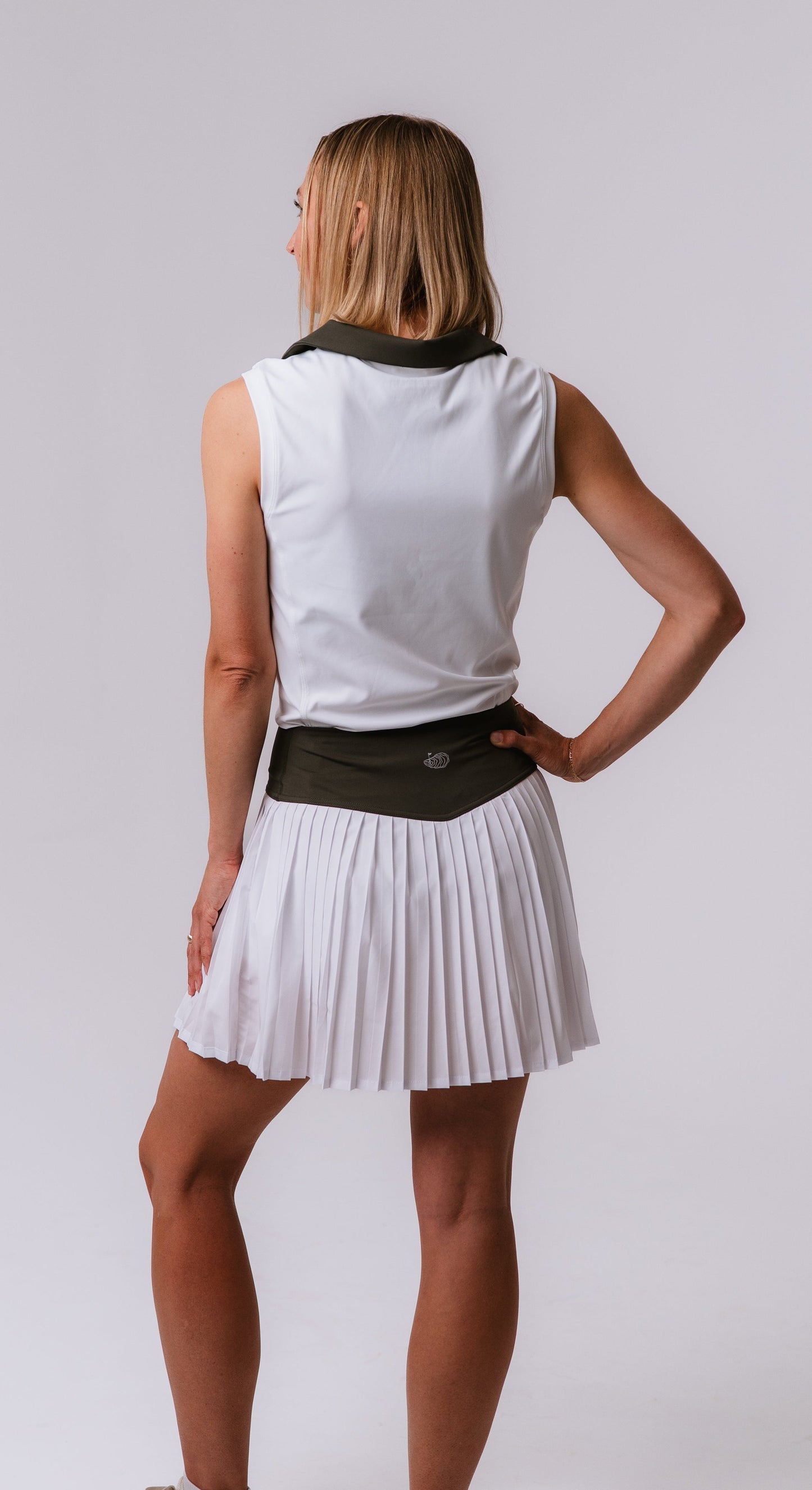 The Tide Line Performance Sleeveless Polo Oyster Brands