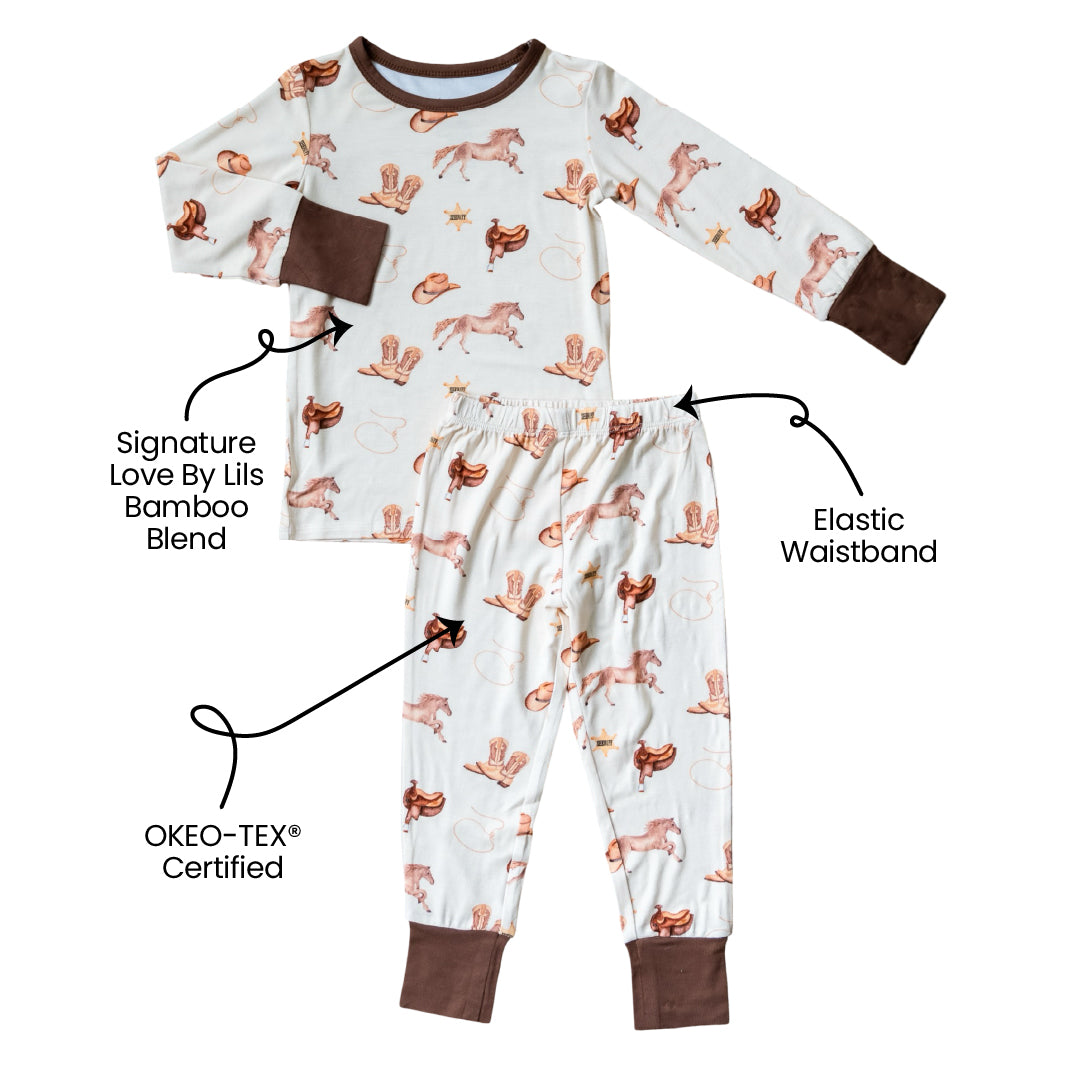 Bamboo Long Sleeve 2-Piece Set Paislee