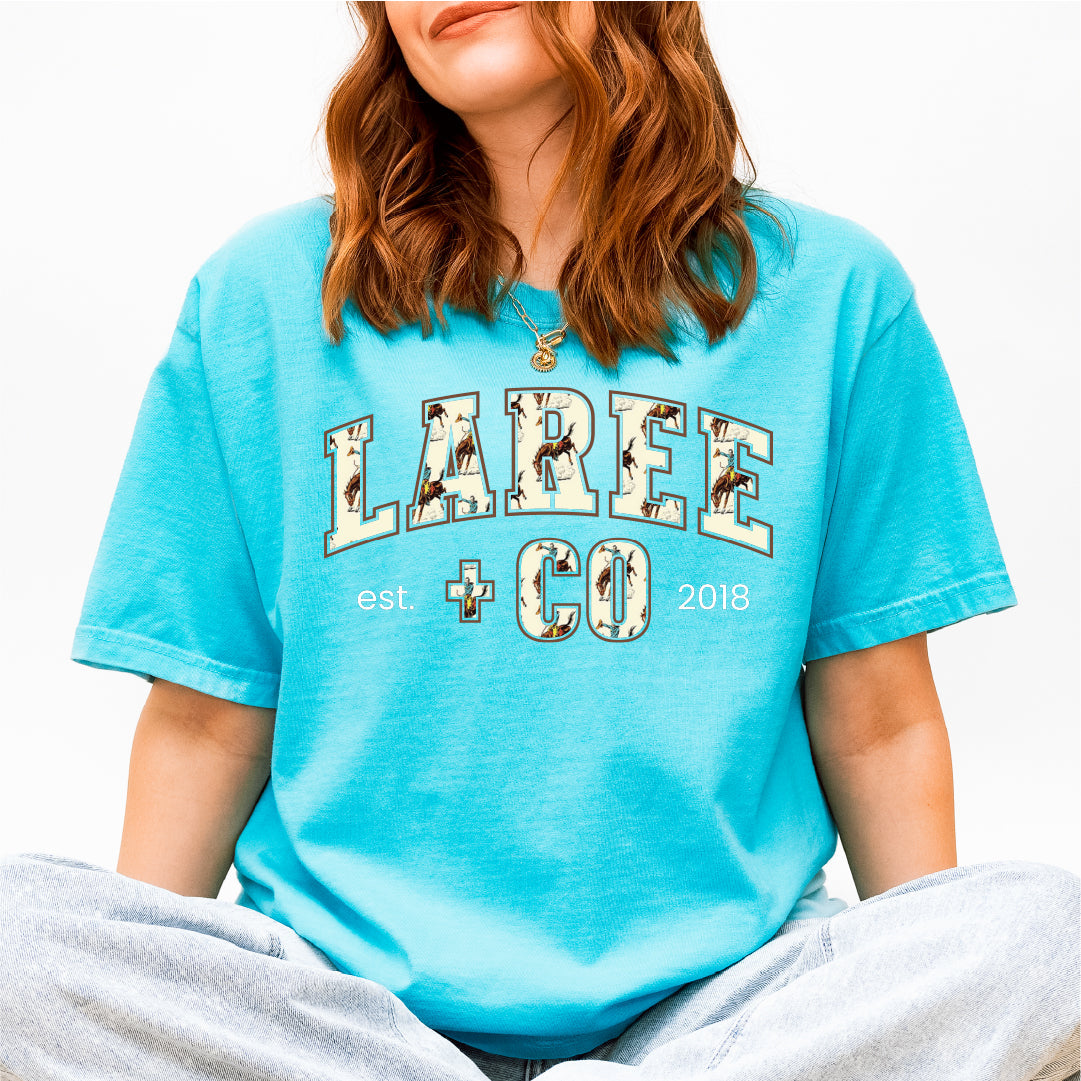 Pavie LC Pattern Tee Unisex Cotton Shirt Laree + Co