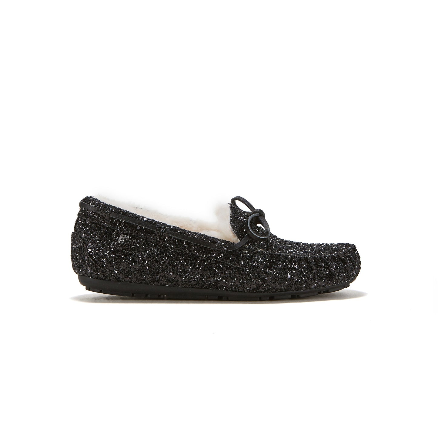 Glitter Black Moccasin Loungewear Loafer PROST
