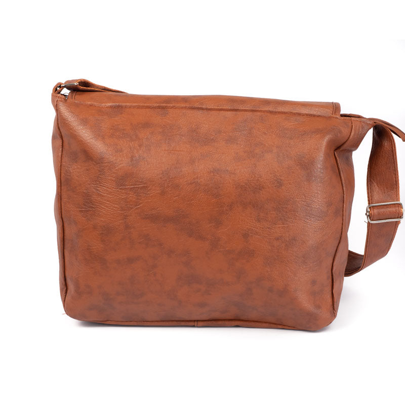 PU Leather Messenger Bag