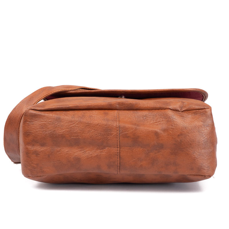 PU Leather Messenger Bag