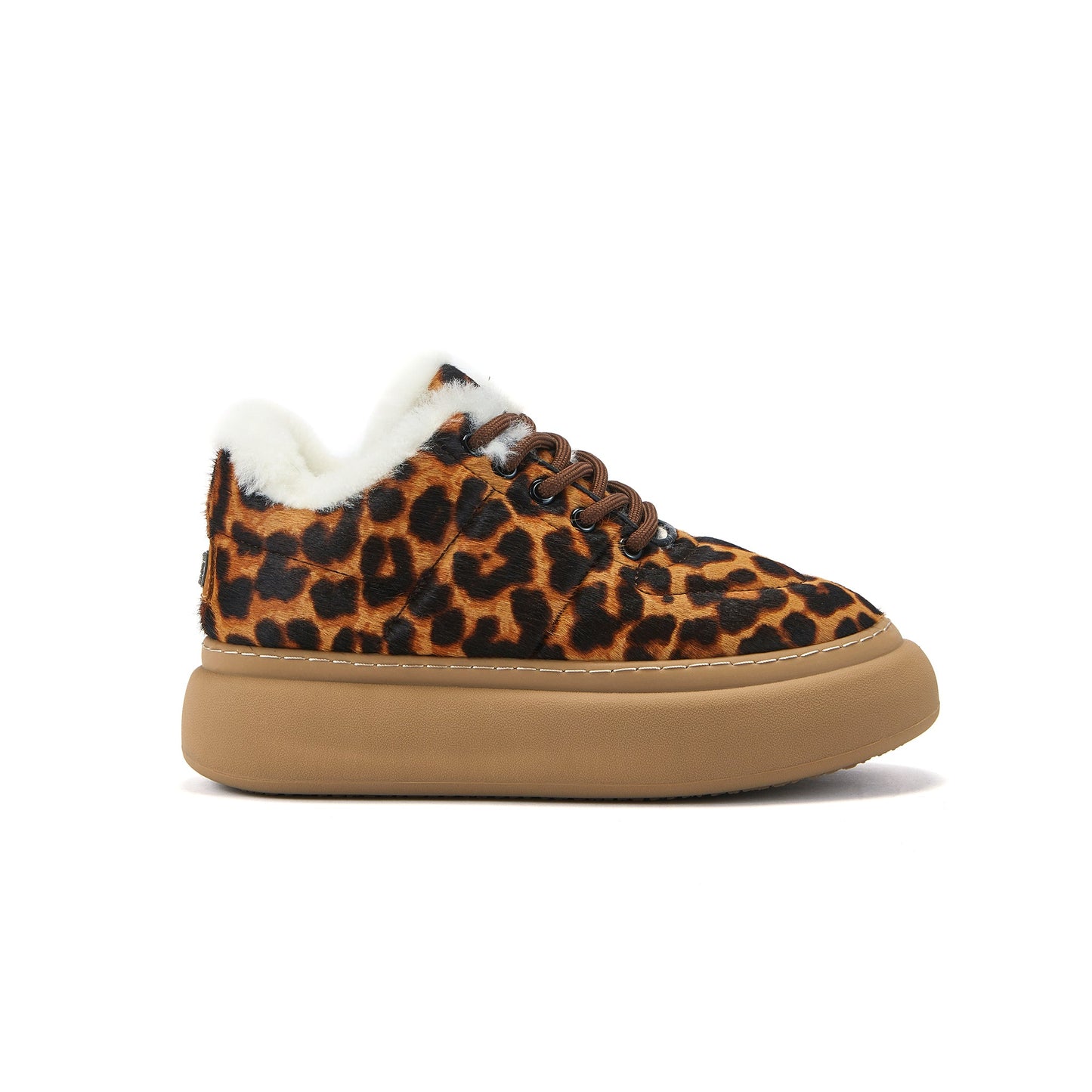 Lace Up Sneaker Ultra Low Cut Pyxis Leopard Australia Luxe Collective