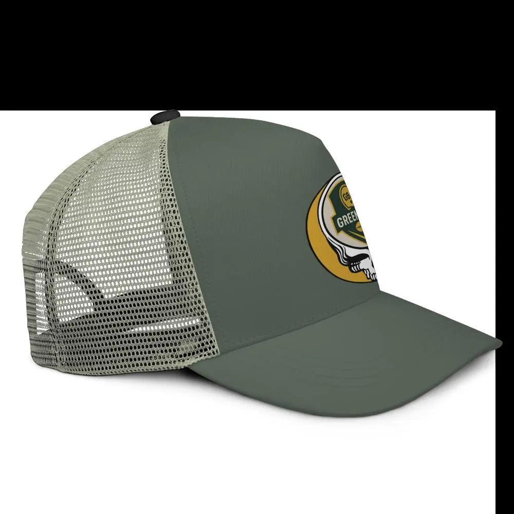 Green Bay Football Edition Stealie Trucker Cap The Gridiron Collection