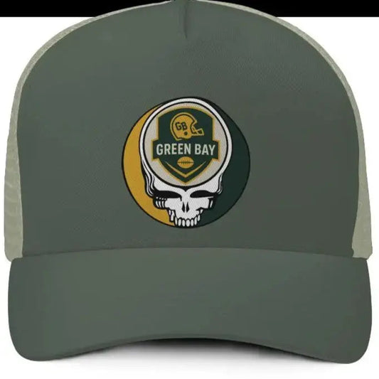 Green Bay Football Edition Stealie Trucker Cap The Gridiron Collection