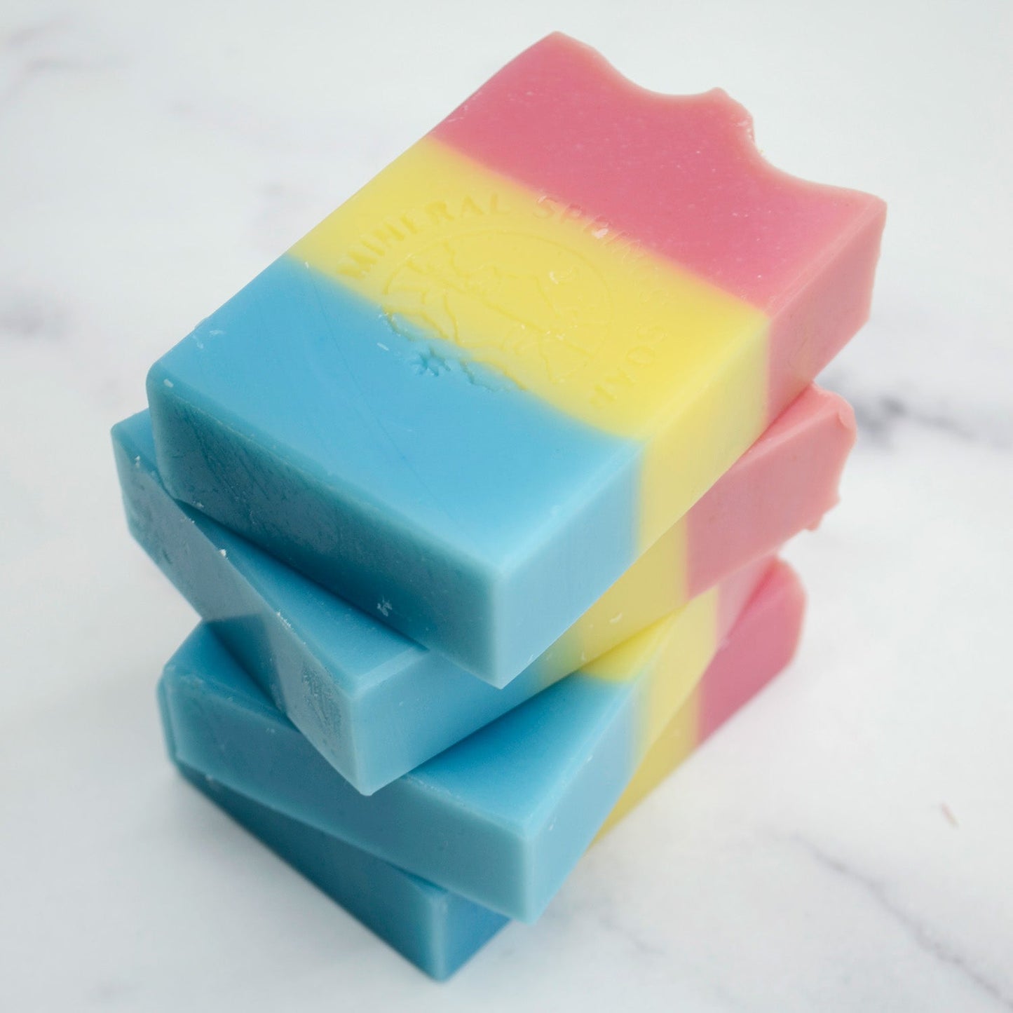 Strawberry Peach Pan Pride Handcrafted Soap