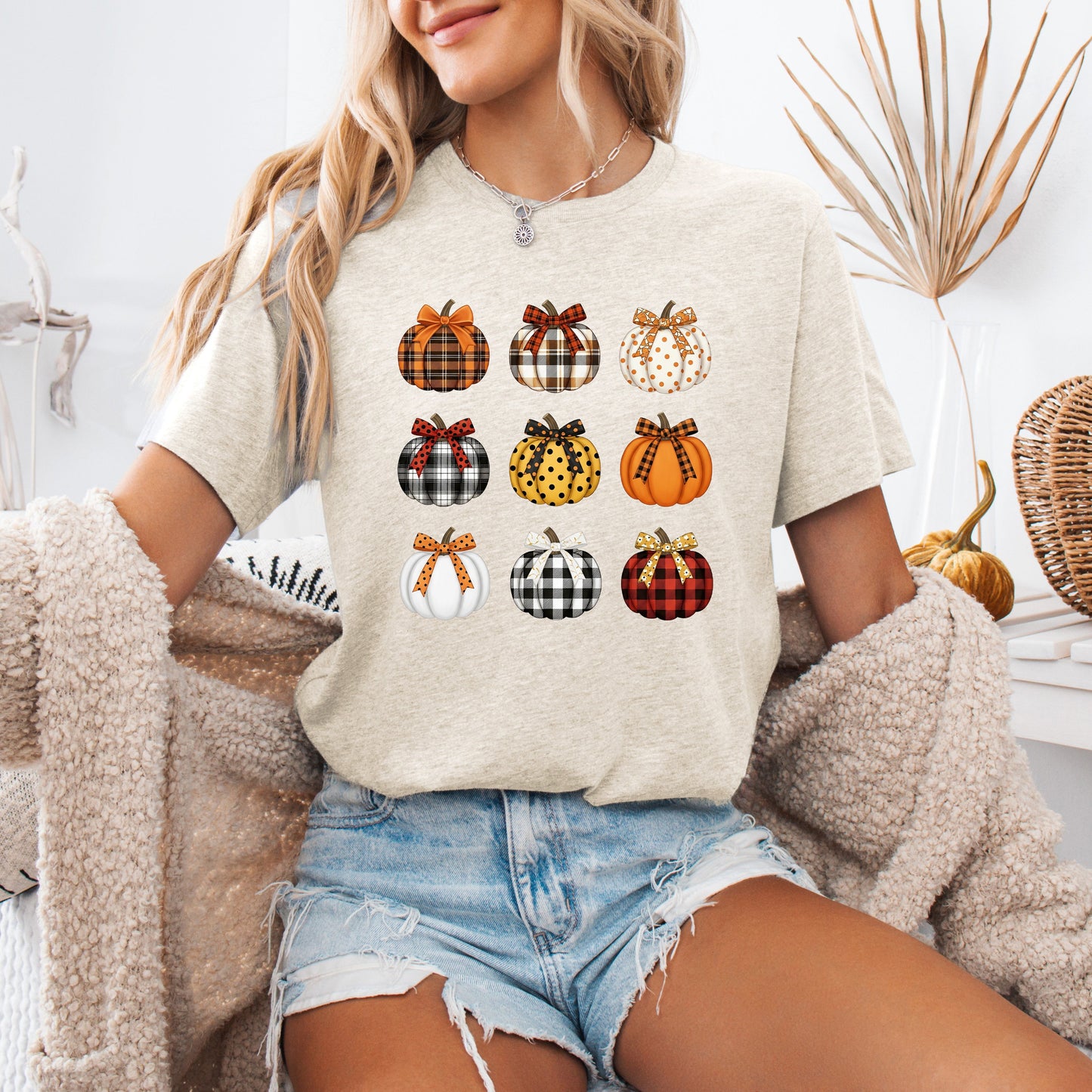 Patterned Pumpkins, Classic, Halloween, Fall, Autumn, Tshirt