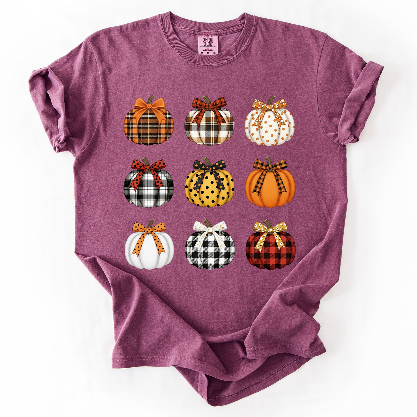 Patterned Pumpkins, Classic, Halloween, Fall, Autumn, Comfort Colors T-Shirt
