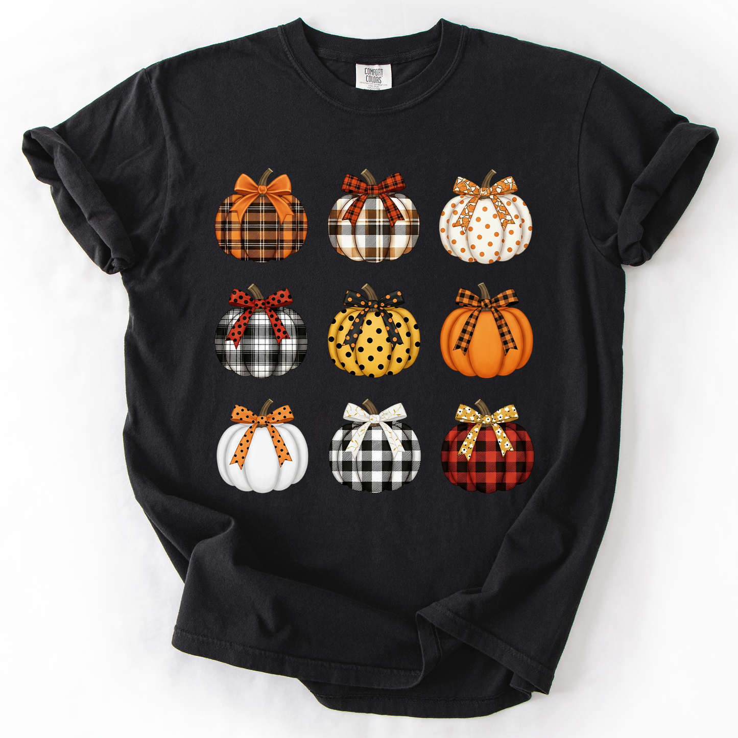 Patterned Pumpkins, Classic, Halloween, Fall, Autumn, Comfort Colors T-Shirt