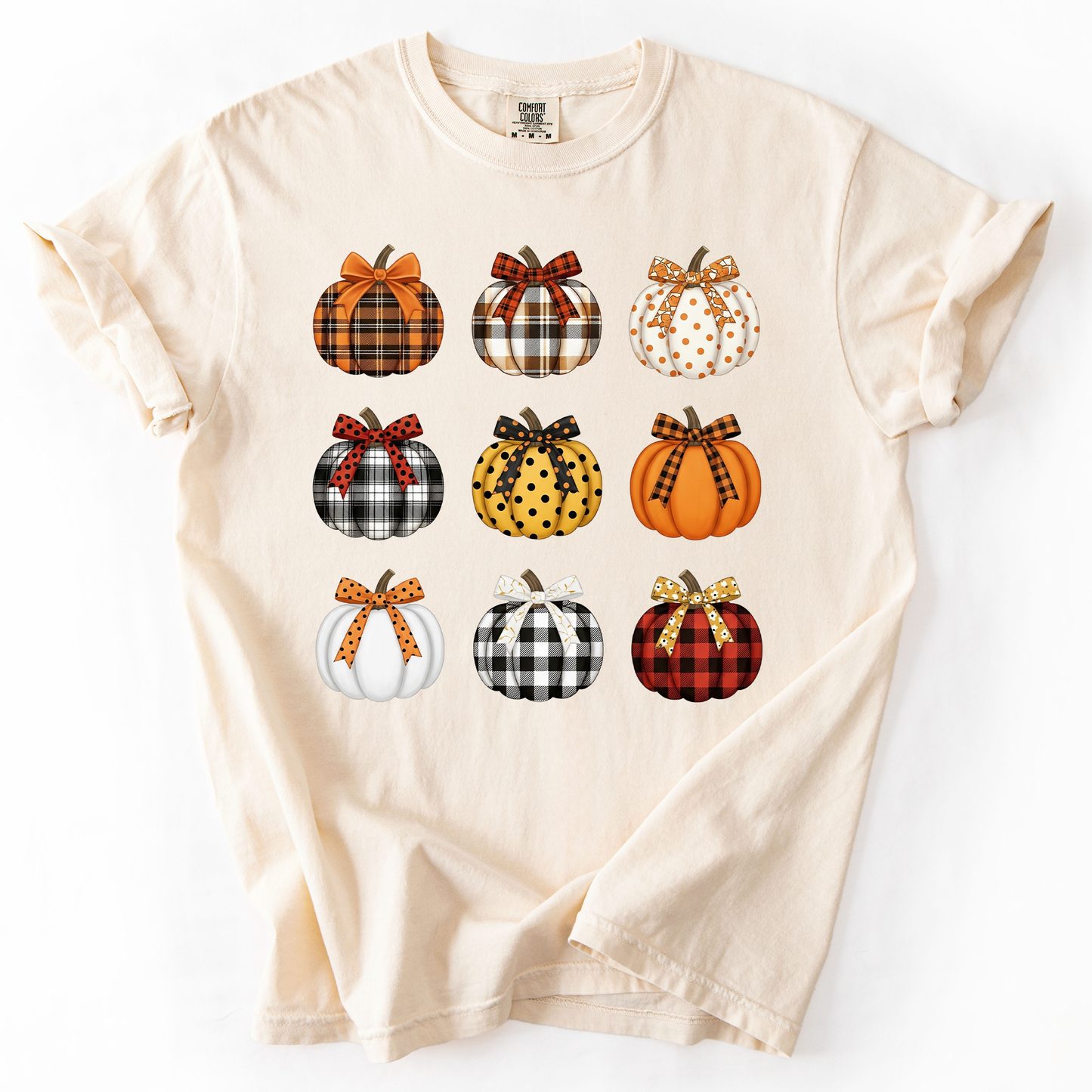Patterned Pumpkins, Classic, Halloween, Fall, Autumn, Comfort Colors T-Shirt