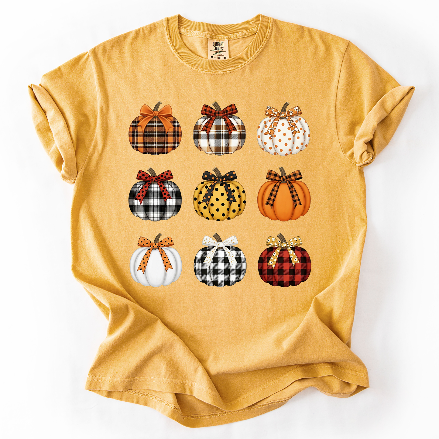 Patterned Pumpkins, Classic, Halloween, Fall, Autumn, Comfort Colors T-Shirt