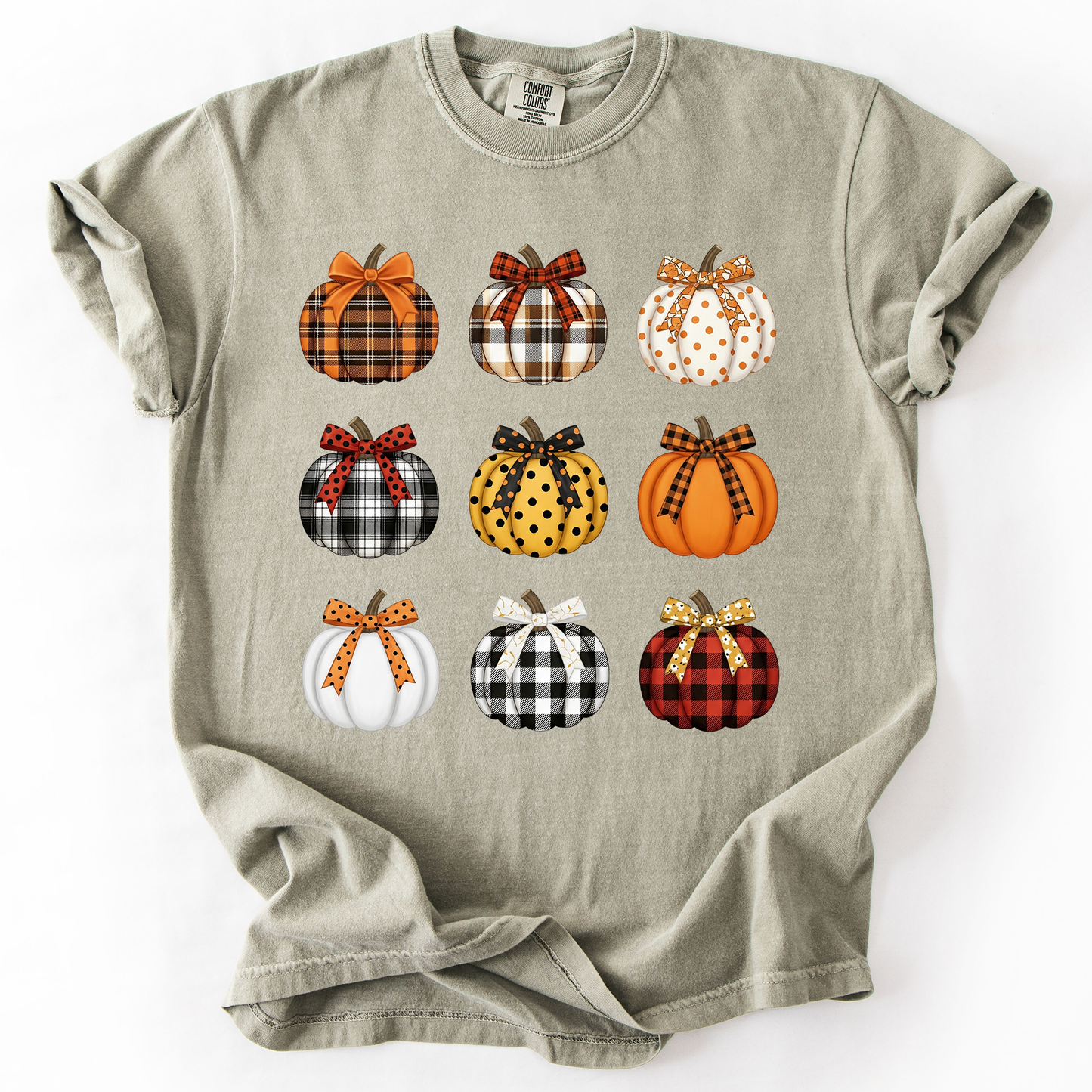 Patterned Pumpkins, Classic, Halloween, Fall, Autumn, Comfort Colors T-Shirt