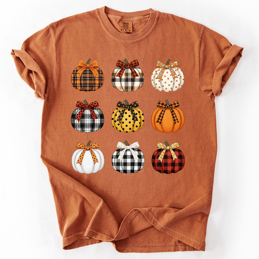 Patterned Pumpkins, Classic, Halloween, Fall, Autumn, Comfort Colors T-Shirt