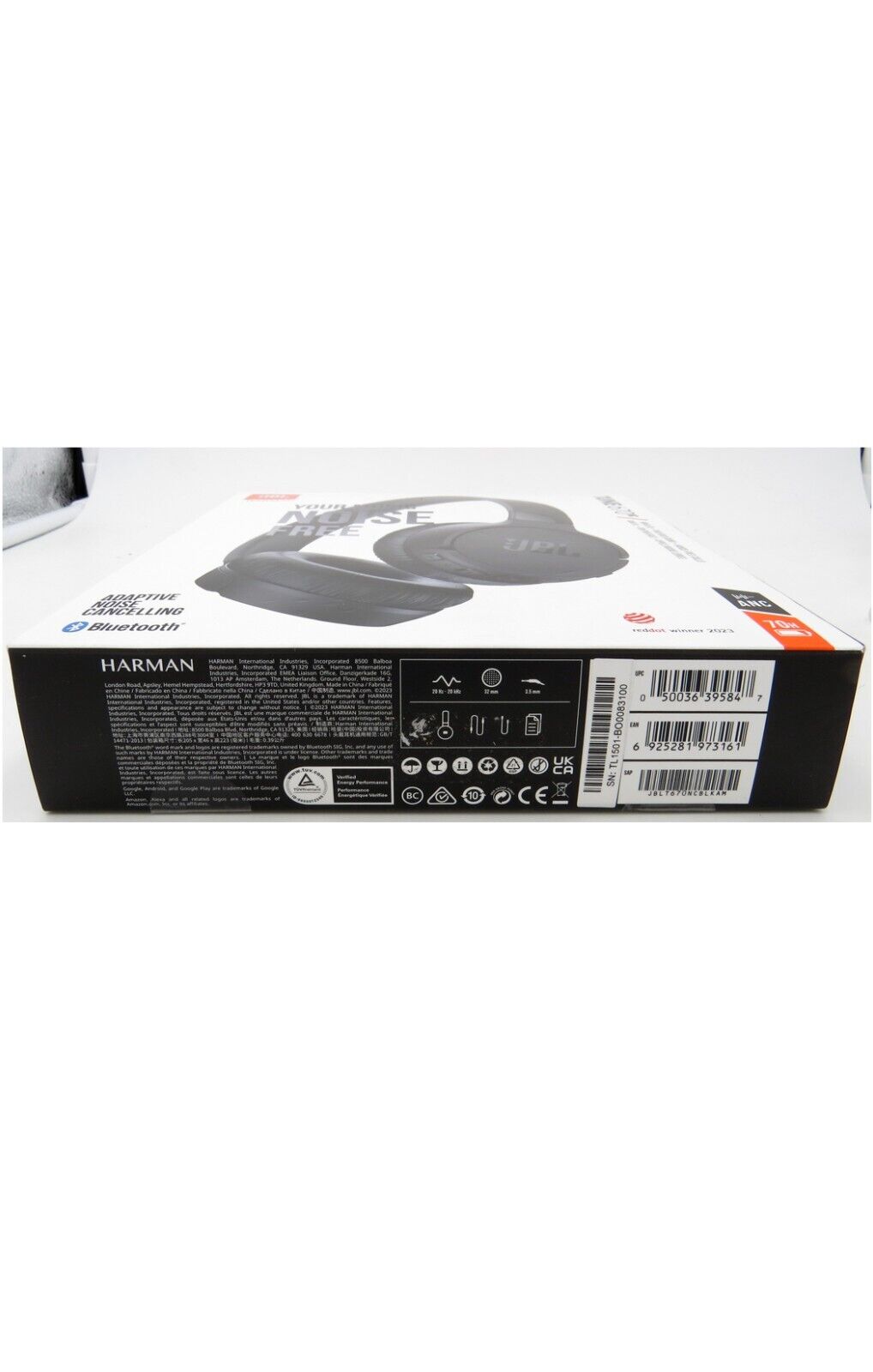 JBL Tune 670NC | Active Noise Cancellation | 20‑Hour Battery | Over‑Ear Bluetooth Headphones