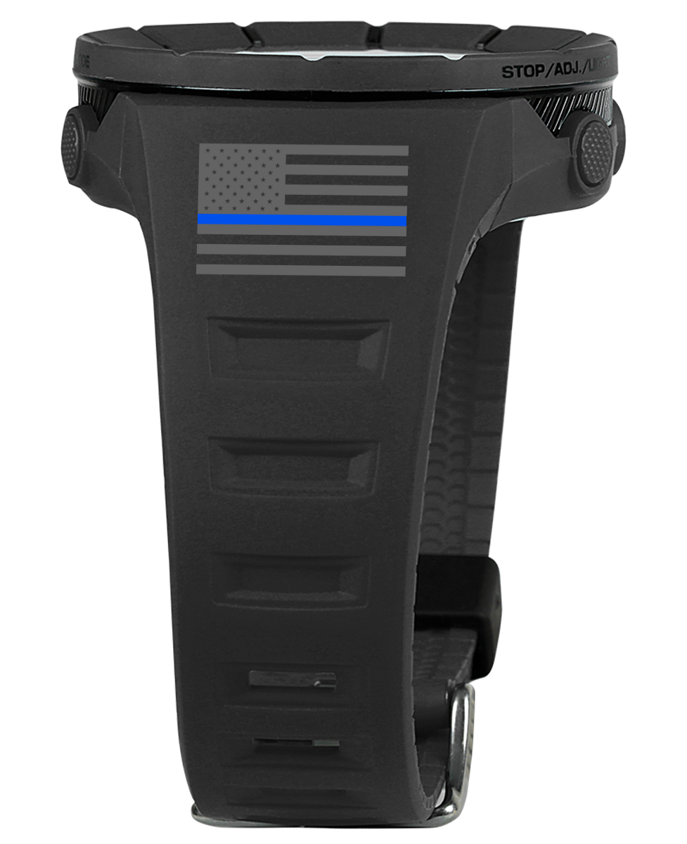 Coliseum Fit Freedom Edition Phantom Black Police Watch Rockwell