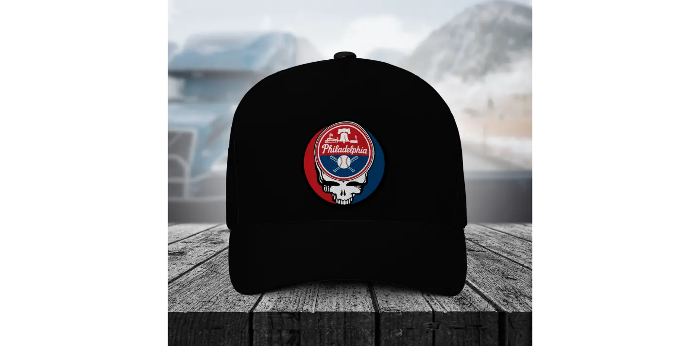Grateful Dead Stealie Trucker Cap Philadelphia Edition Ballpark Collection