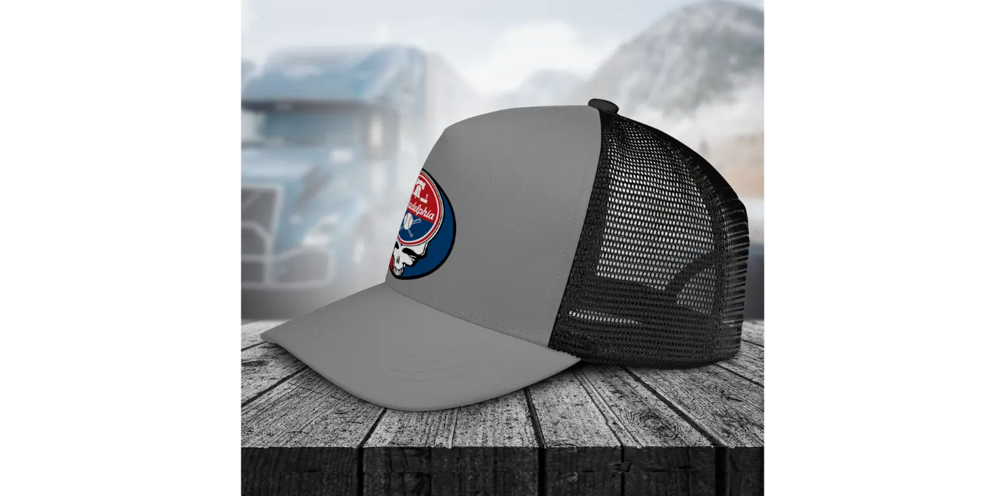Grateful Dead Stealie Trucker Cap Philadelphia Edition Ballpark Collection