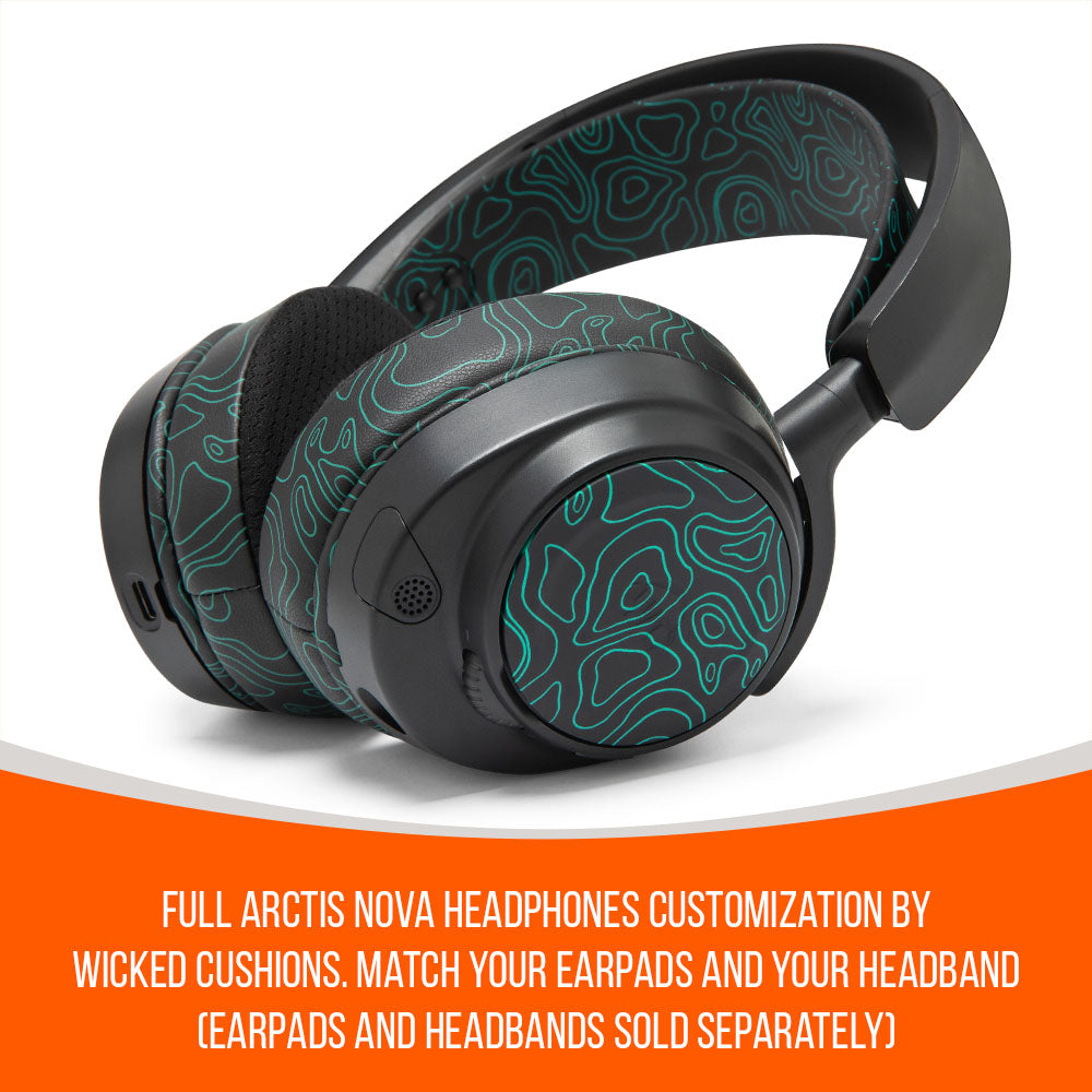 WC Side Speaker Plates for Arctis Nova Headsets - Arctis Nova Booster Pack by Wicked Cushions