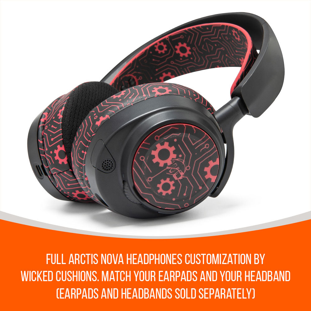 WC Side Speaker Plates for Arctis Nova Headsets - Arctis Nova Booster Pack by Wicked Cushions