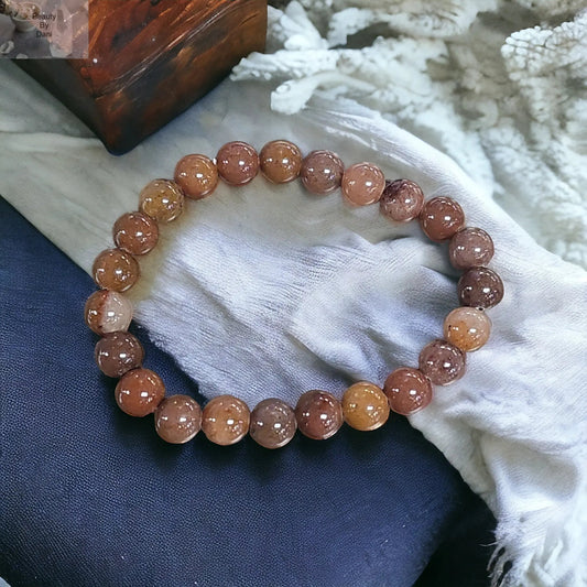 Purple Aventurine 8mm Beads Bracelet