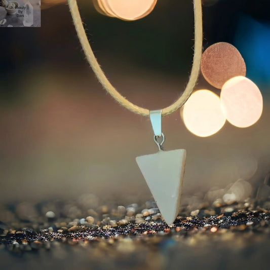 Healing Quartz Pendant Necklace Pure Quartz Jewelry Beauty by Dani