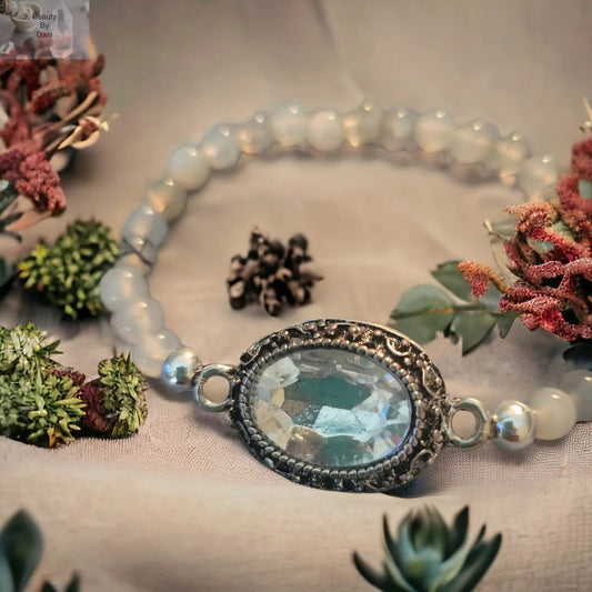 Clear Quartz Healing Bracelet Stylish Design Jewelry Beauty by Dani
