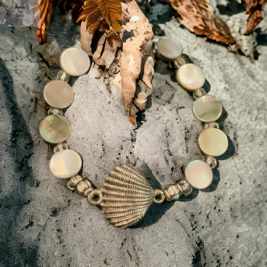 Abalone Shell Durable Stainless Steel Bracelet
