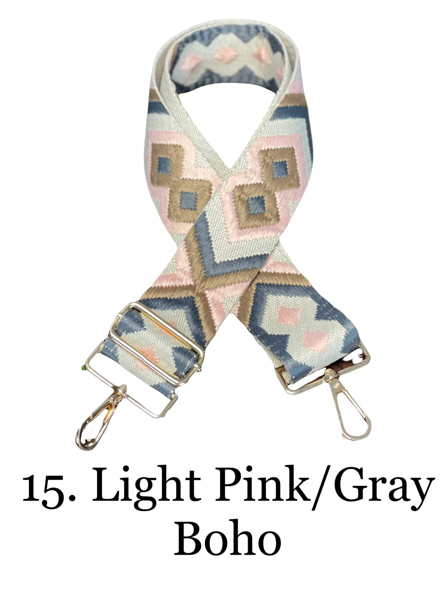 Clear with Gray Trim Sling Bag The James with Removable Strap Babs+Birdie