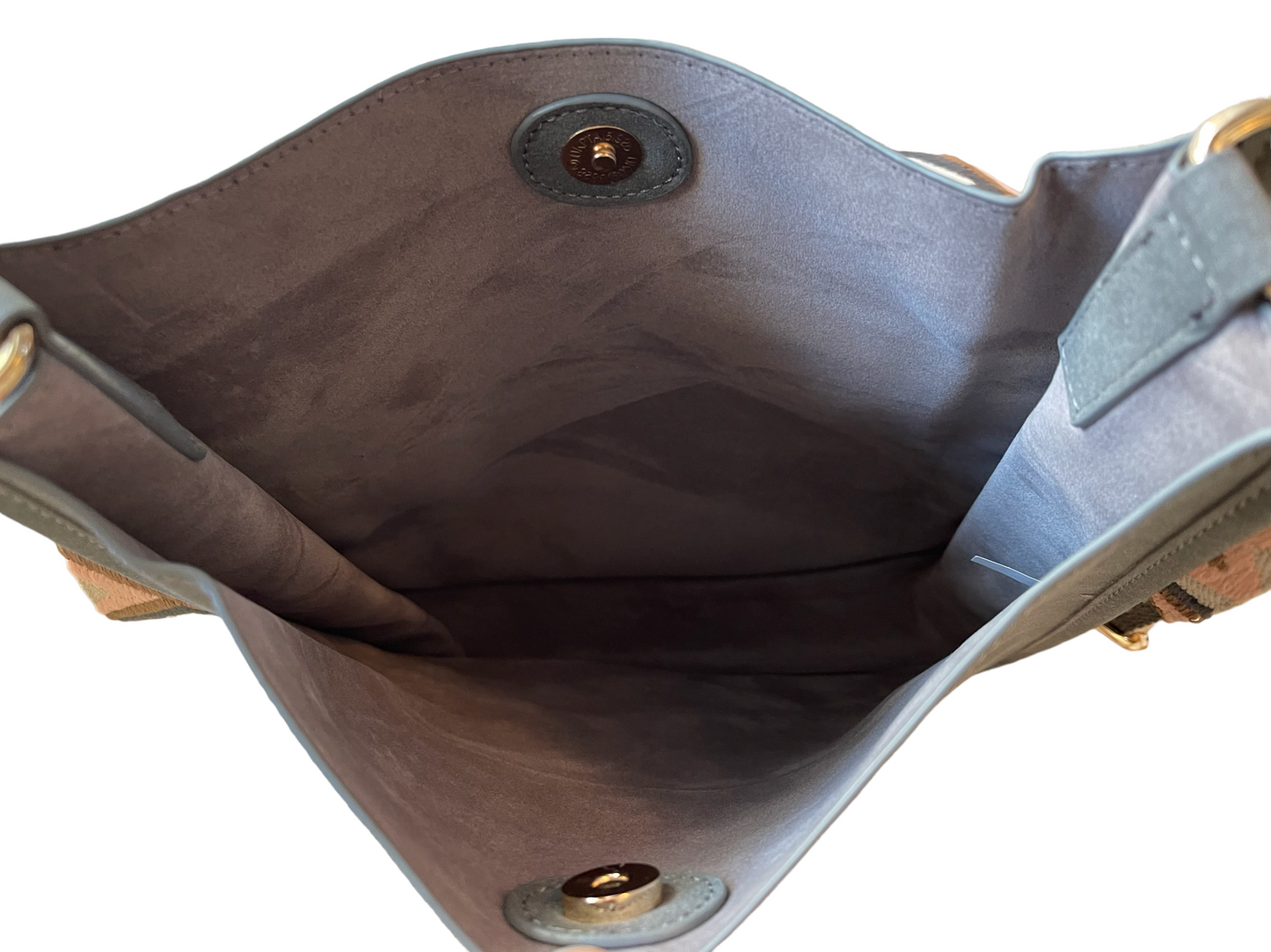 Vegan Suede Gray Crossbody Bag with Custom Strap Options