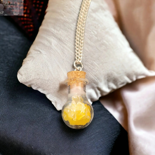 Citrine Prosperity Necklace Jewelry Beauty by Dani