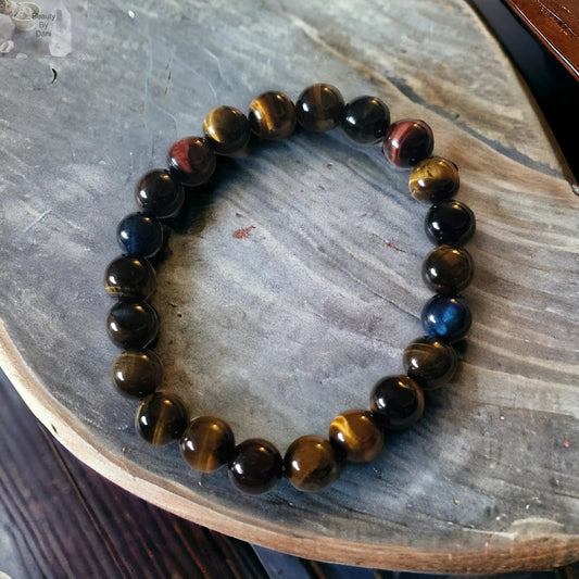 Tiger's Eye 8mm Stone Bracelet