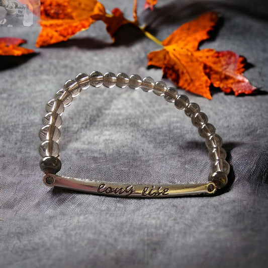 Smokey Quartz 6mm Healing Bracelet Beauty by Dani