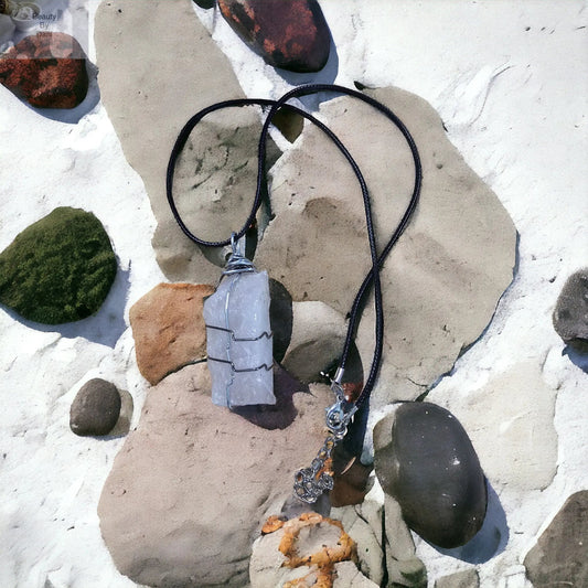 Healing Rose Quartz Emotional Healing Necklace Beauty by Dani
