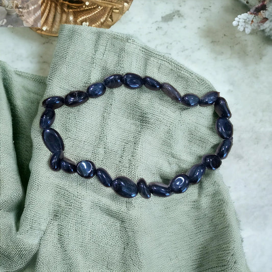 Blue Tiger's Eye Durable Adjustable Bracelet