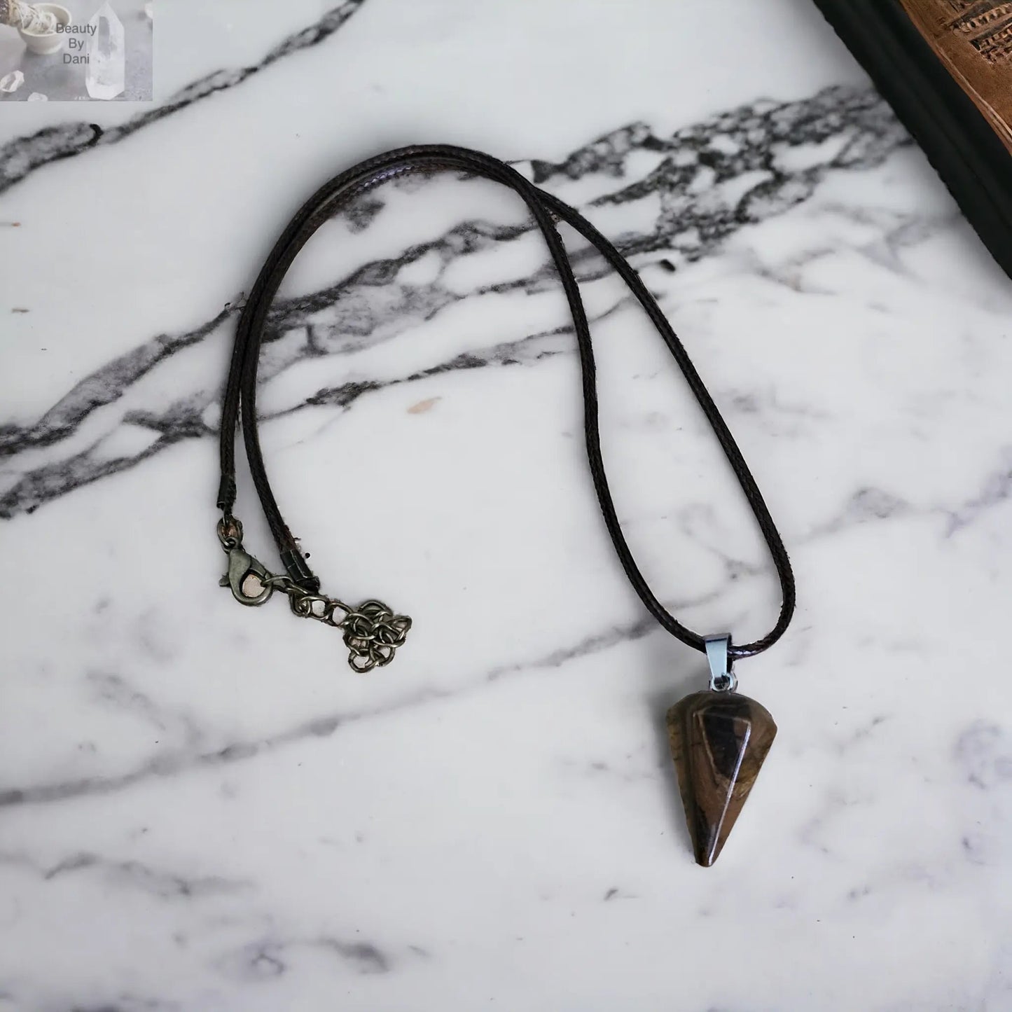 Tiger's Eye Grounding Necklace Grounding Jewelry Beauty by Dani