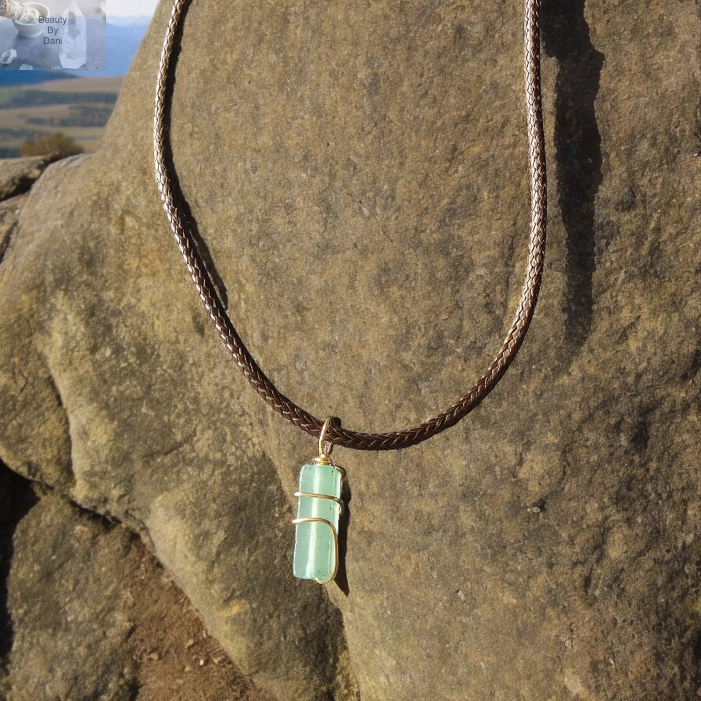 Aventurine Natural Stone Earrings and Necklace Set