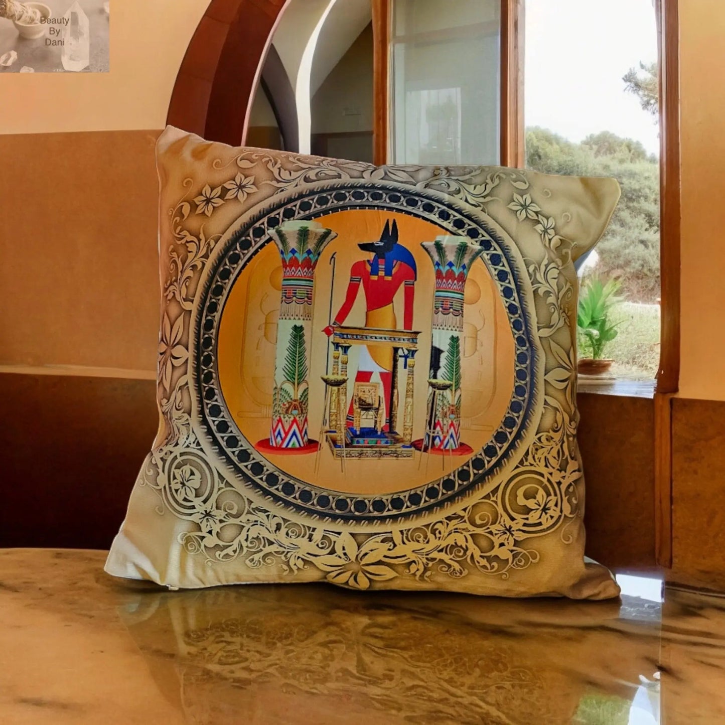 Egyptian Cotton Luxurious Throw Pillows Beauty by Dani