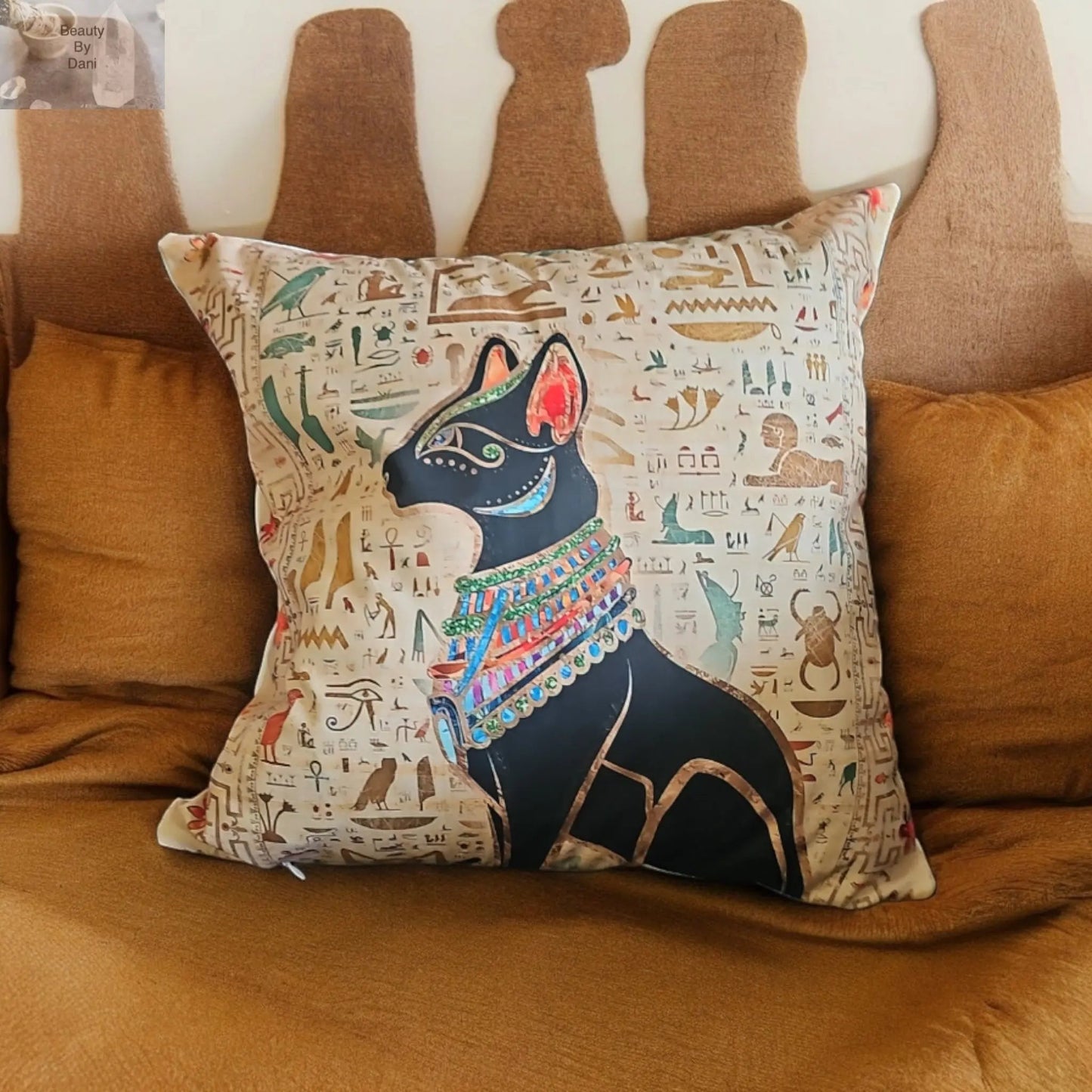 Egyptian Cotton Luxurious Throw Pillows Beauty by Dani
